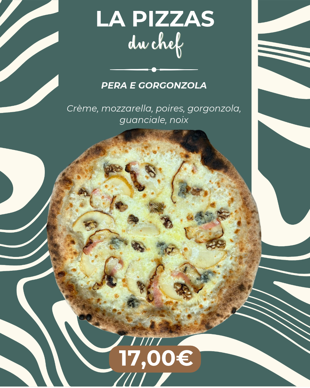 La pizza du chef d'octobre chez la Mama